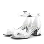 Elsa Simli Kalın Topuklu Kız Çocuk Abiye Ayakkabı thumbnail 5