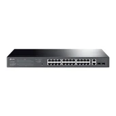 Tp-Link TL-SG1428PE 24 Port 10-100-1000 Poe+ Switch 2 Port SFP Çelik Kasa Rack Mount thumbnail 1