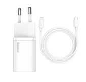 Baseus TZCCSUP-B02 20W C+C Beyaz Şarj Aleti - 2