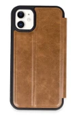 iPhone 11 Kılıf Flip Cover - Taba - 1