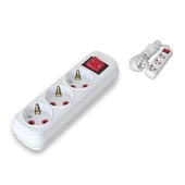 Almera 3lü 2mt Anahtarlı Topraklı Priz (9230202) thumbnail 1