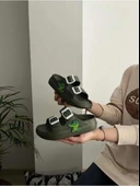 Ayfox Timsah Figürlü Çift Tokalı Anatomik Yüksek Taban Ultra Hafif Kaydırmaz Plaj Havuz Günlük Çocuk Terlik thumbnail 2