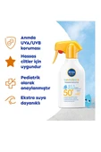 Nivea Sun Bebek & Çocuk Güneş Spreyi SPF 50 – 270 ml | Hassas Ciltler İçin Yüksek Koruma | Suya Dayanıklı Güneş Koruyucu thumbnail 2