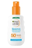 Garnier Ambre Solaire Hipoalerjenik Güneş Spreyi SPF 50+ – 150 ml | Hassas Ciltler İçin Yüksek Koruma, Parfümsüz, Suya Dayanıklı thumbnail 1