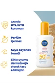 Nivea Sun Güneş Alerjisine Karşı Güneş Spreyi SPF 50+ – 200 ml | Hassas Ciltler İçin Yüksek Koruma | Suya Dayanıklı, Parfümsüz thumbnail 2