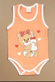 Baskılı Çocuk Body Unisex Pembe thumbnail 1