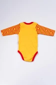 Aslan Baskılı Sarı Uzun Kollu Bebek Body thumbnail 3
