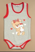 Baskılı Çocuk Body Gri thumbnail 1