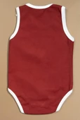 Baskılı Çocuk Body Unisex Bordo - 2