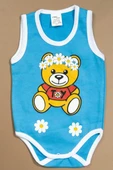 Baskılı Çocuk Body Unisex Mavi - 1
