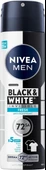 NIVEA MEN Erkek Sprey Deodorant Black&White Invisible Fresh 150 ml, 72 Saat Terleme ve Ter Kokusuna Karşı Anti-Alkolsüz, Kıyafetlerde Leke Bırakmaz,Ferah Koku - 1