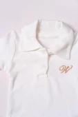 Uzun Kol Polo Yaka Body Beyaz thumbnail 2