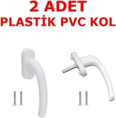 Pimapen Pvc Pencere Ve Kapı Kolu Beyaz 2 Adet thumbnail 6