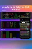 Su Geçirmez Süper Parlak Programlanabilir LED Matris Paneli Mağaza Otel Özel Metin Deseni 130cmÖzel Metin Deseni Animasyon - 6