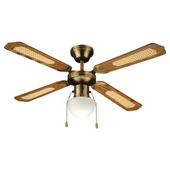 Raks PF42 Aydınlatmalı Tavan Vantilatörü Açık Kahve thumbnail 1