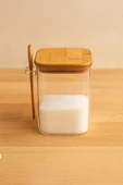 Bambum Spicy - Kaşıklı Cam Saklama Kabı 12cm thumbnail 2