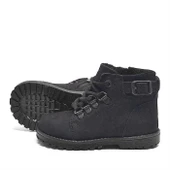 Rakerplus Griffon Hakiki Deri Siyah Fermuarlı Çocuk Bot thumbnail 12