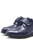 Rakerplus Lacivert Cırtlı Oxford Erkek Çocuk Rugan Ayakkabı thumbnail 7
