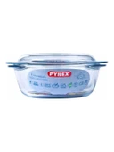 Pyrex 208A000/7743 Kapaklı Cam Yuvarlak Fırın Kabı 3 L - 2