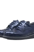 Rakerplus Lacivert Rugan Bağcıklı Günlük Erkek Genç Okul Ayakkabı - 6