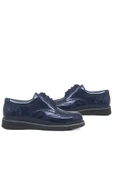 Rakerplus Lacivert Rugan Bağcıklı Günlük Erkek Genç Okul Ayakkabı - 7