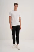 Cazador 4202 Bisiklet YaKa T-SHIRT Beyaz - 4