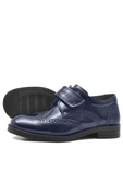 Rakerplus Lacivert Cırtlı Oxford Erkek Çocuk Rugan Ayakkabı thumbnail 5
