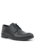 Rakerplus Hakiki Deri Siyah Cilt Bağcıklı Oxford Çocuk Ayakkabı - 2