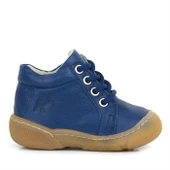 Anatomik Yumuşak Hakiki Deri Fermuarlı Lacivert Bebek Bot Ayakkabı - 8