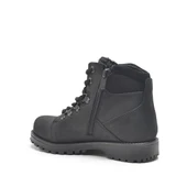 Rakerplus Hakiki Deri Siyah Fermuarlı Kürklü Çocuk Bot thumbnail 8