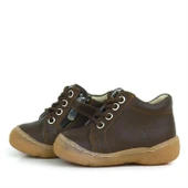 Anatomik Yumuşak Hakiki Deri Fermuarlı Kahve Bebek Bot Ayakkabı thumbnail 11