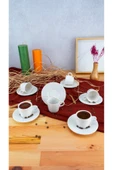 Bambum lara porselen fincan takımı seti 6 kişilik 12 parça thumbnail 1