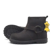 Rakerplus Chiron Hakiki Deri Fermuarlı Kışlık Çocuk Botu thumbnail 5