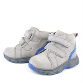 Rakerplus Hakiki Deri Gri Cırtlı Spor Erkek Bebek Bot thumbnail 4