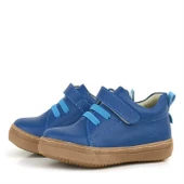 Anatomik Hakiki Deri Yumuşak Lacivert Lastikli Cırtlı Çocuk Ayakkabı thumbnail 5