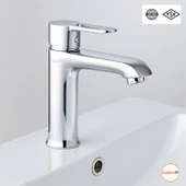 Premium Tek Kollu Aç Kapa Krom Lavabo Bataryası Duvar Tipi Armatür Modern Tasarım Sıcak Soğuk Ayarlı thumbnail 1