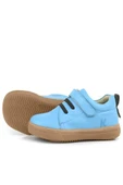 Anatomik Hakiki Deri Yumuşak Mavi Lastikli Cırtlı Çocuk Ayakkabı thumbnail 6