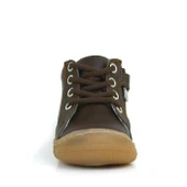 Anatomik Yumuşak Hakiki Deri Fermuarlı Kahve Bebek Bot Ayakkabı thumbnail 3