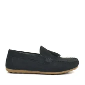 Rakerplus Siyah Süet Erkek Çocuk Makosen Ayakkabı thumbnail 9