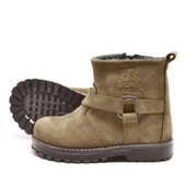 Rakerplus Chiron Hakiki Deri Kum Rengi Fermuarlı Bebek Çizme thumbnail 4