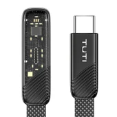 Valkyrie Tuti Süper Hızlı 60W PD Type-C Şarj ve Data Kablosu - Dayanıklı Örgülü Tasarım Vertical Yatay Kablo 130cm - 8