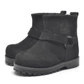 Rakerplus Chiron Hakiki Deri Fermuarlı Kışlık Bebek Bot thumbnail 9