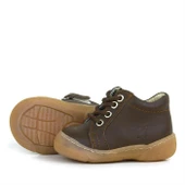 Anatomik Yumuşak Hakiki Deri Fermuarlı Kahve Bebek Bot Ayakkabı thumbnail 6