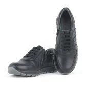 Rakerplus Hakiki Deri Siyah Fermuarlı Erkek Çocuk Spor Okul Ayakkabı - 10