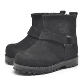 Rakerplus Chiron Hakiki Deri Fermuarlı Kışlık Bebek Bot thumbnail 4