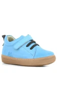 Anatomik Hakiki Deri Yumuşak Mavi Lastikli Cırtlı Çocuk Ayakkabı thumbnail 10