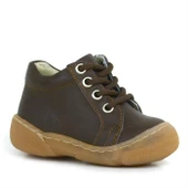 Anatomik Yumuşak Hakiki Deri Fermuarlı Kahve Bebek Bot Ayakkabı thumbnail 7