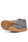 Rakerplus Yoohoo Hakiki Deri Koyu Gri Cırtlı Unisex Bebek Bot - 6