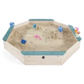 Plum Dev Ahşap Kum Havuzu - Turkuaz thumbnail 1
