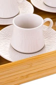 Bambum lara porselen fincan takımı seti 6 kişilik 12 parça thumbnail 1